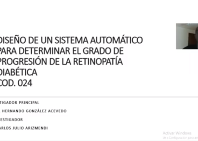 Hernando González A.  Diseño de un sistema automático para determinar el grado de progresión de la retinopatía diabética