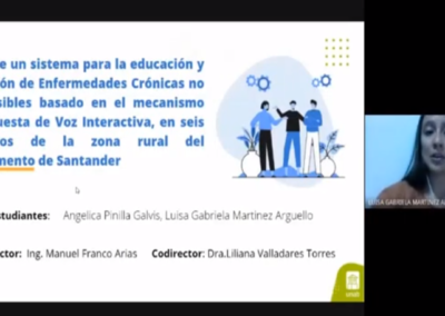 Angélica Y. Pinilla G  Luisa G. Martínez A.  Diseño de un sistema para la educación y prevención de enfermedades crónicas no transmisibles basado en el mecanismo de respuesta de voz interactiva, en siete municipios de la zona rural del departamento de Santander.