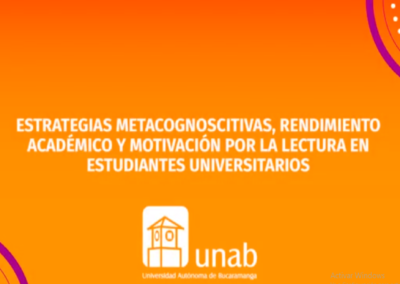 Mónica T. Molina G.  Estrategias metacognoscitivas, rendimiento académico y motivación por la lectura en estudiantes universitarios.