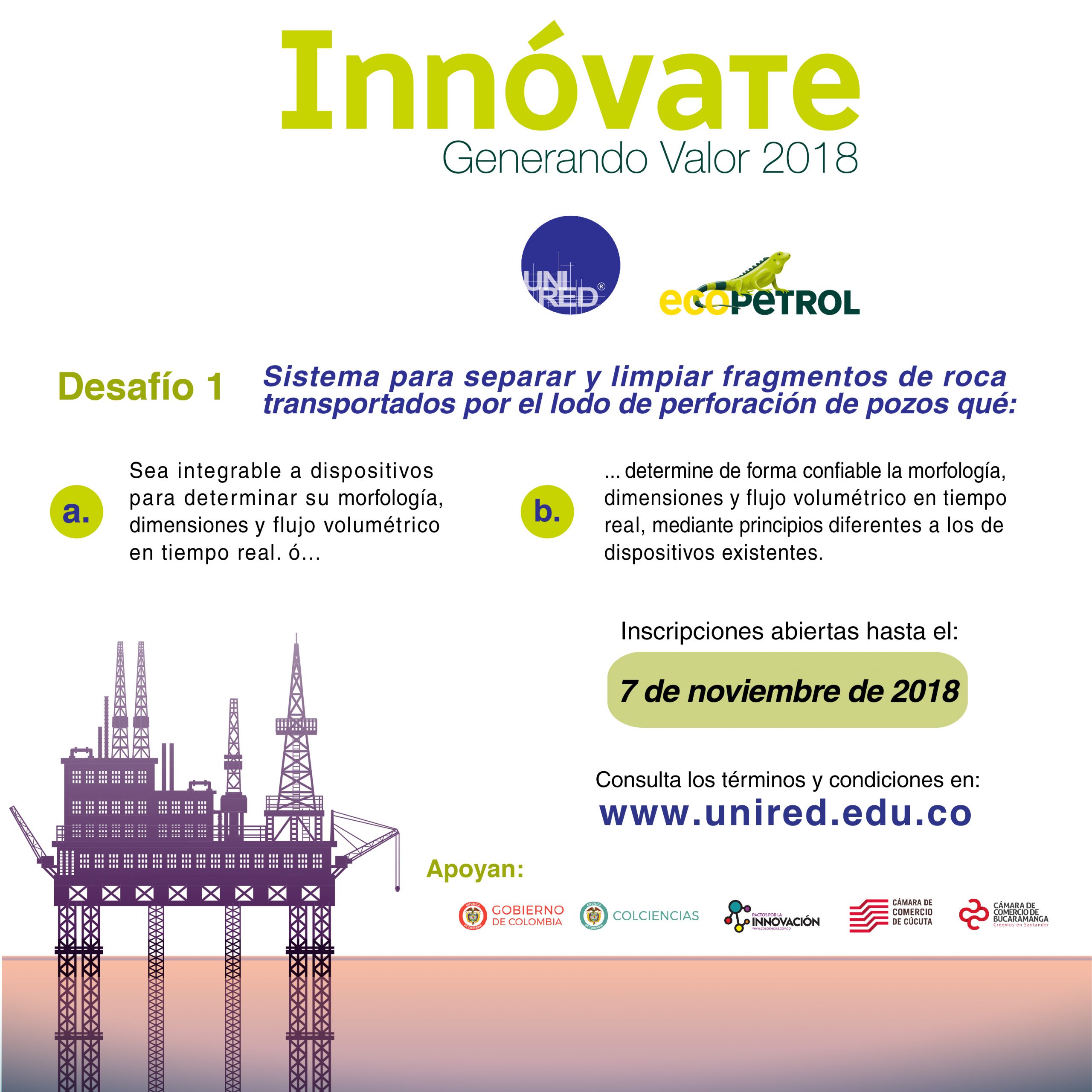 Concurso InnóvaTe 2018 amplía los plazos para participar en los Desafíos 1 y 2