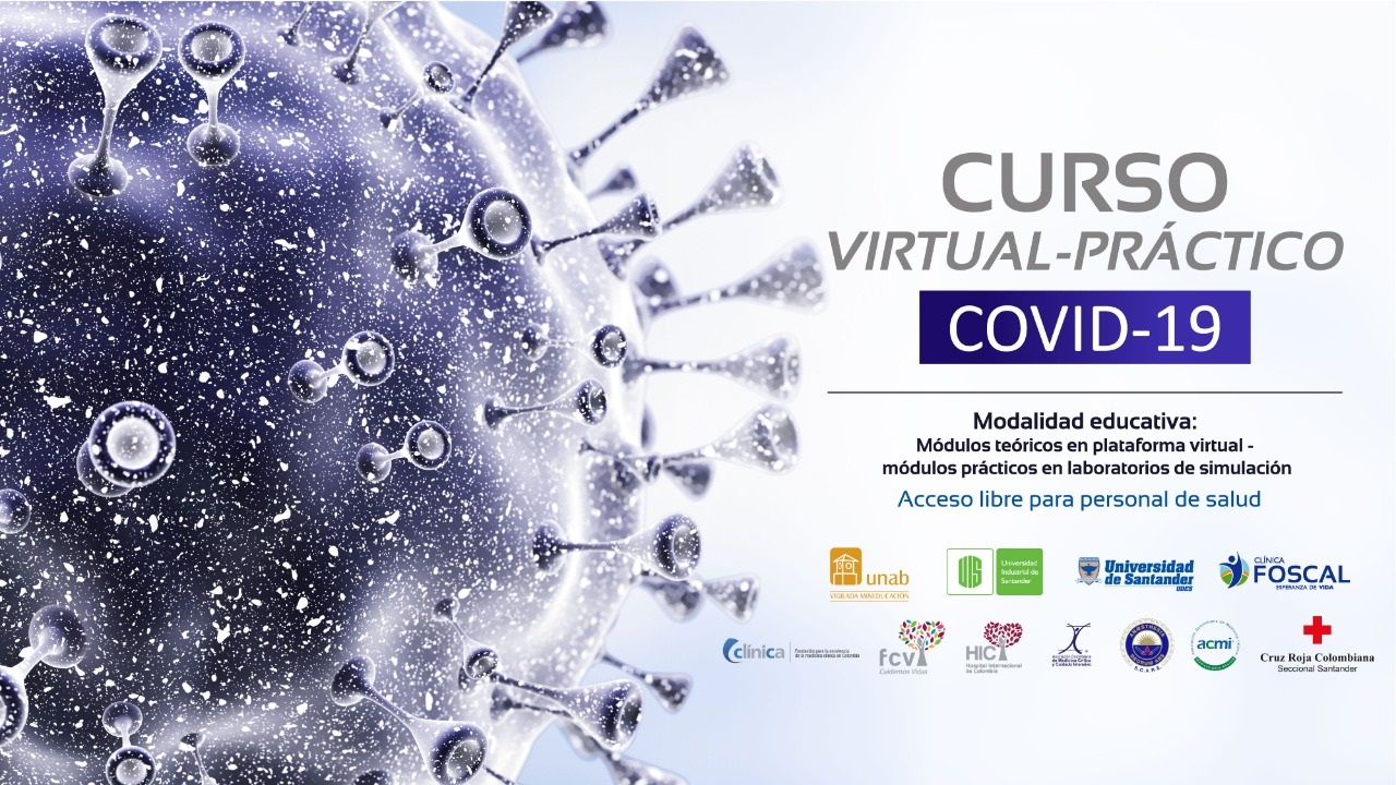 Universidades, clínicas, hospitales y asociaciones científicas de Santander lanzan Curso Virtual-Práctico sobre COVID-19