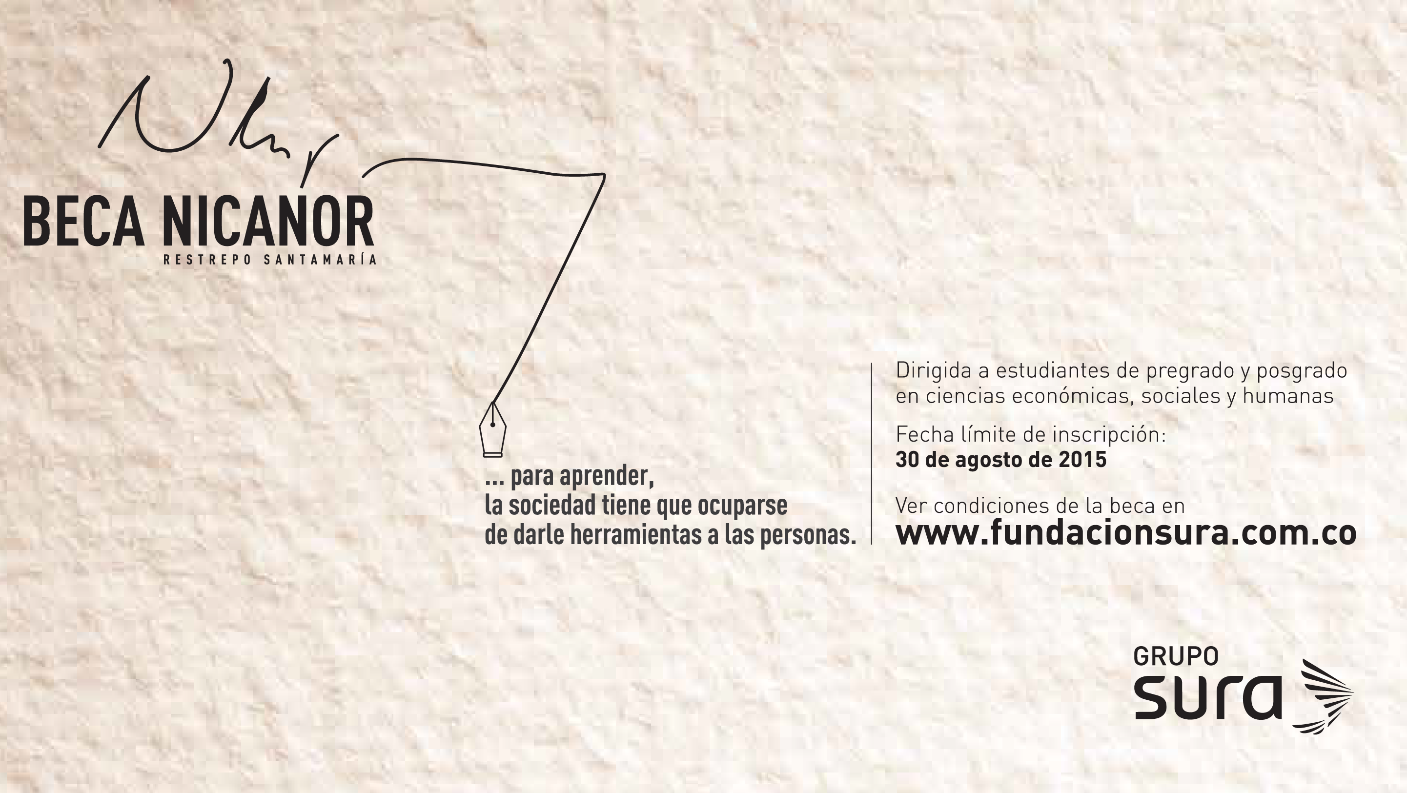 Beca Nicanor Restrepo Santamaría