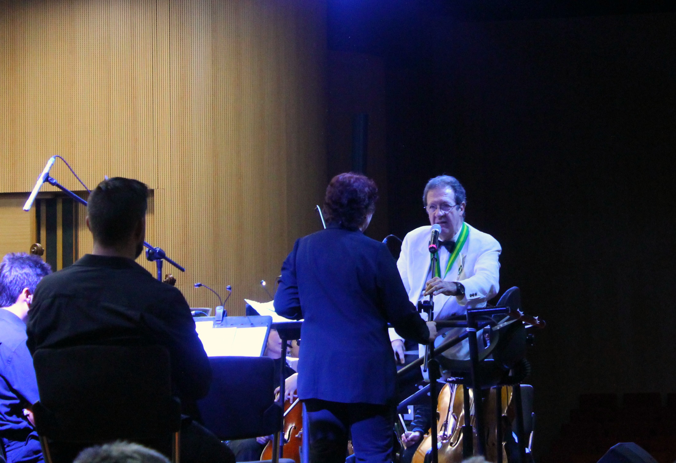 Sergio Acevedo, director Emérito de la Orquesta sinfónica de la UNAB