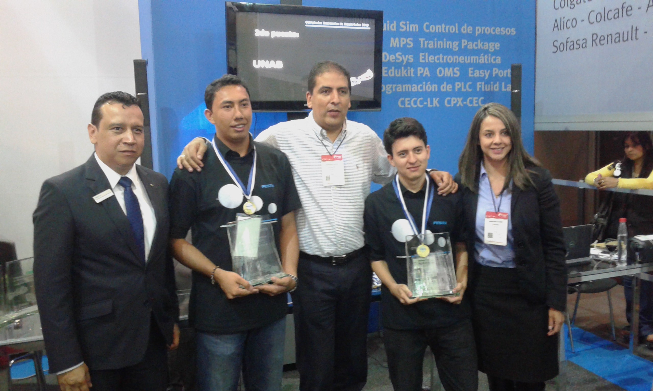 Estudiantes de ingeniería ocupan segundo puesto en Olimpiadas Nacionales de Mecatrónica – Festo 2015