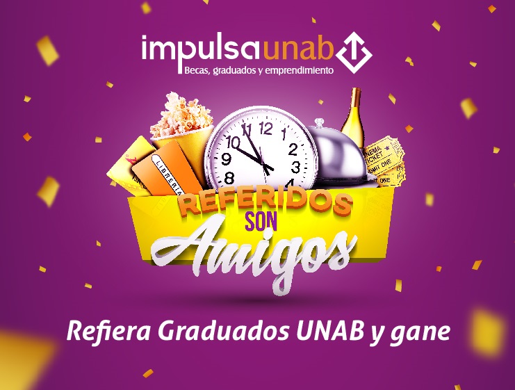 ¿Conoce graduados de la UNAB? Comparta sus datos y gane premios.