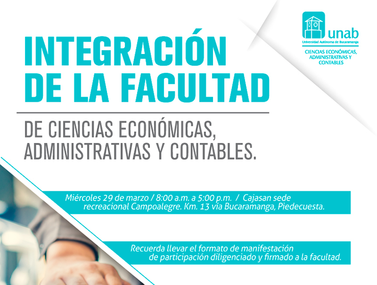 Encuentro de integración Facultad de Ciencias Económicas, Administrativas y Contables, FCEAC