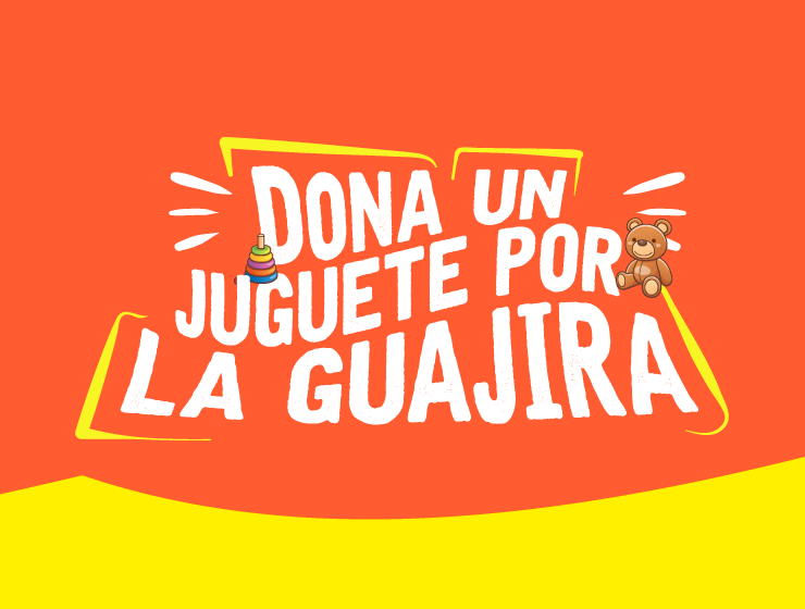 Donación de juguetes para niños de la Guajira