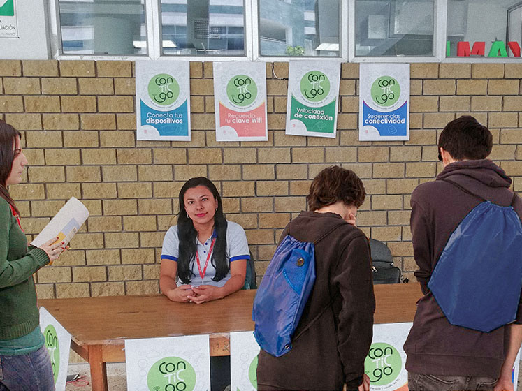 Así estuvimos conTICgo en el campus El Bosque