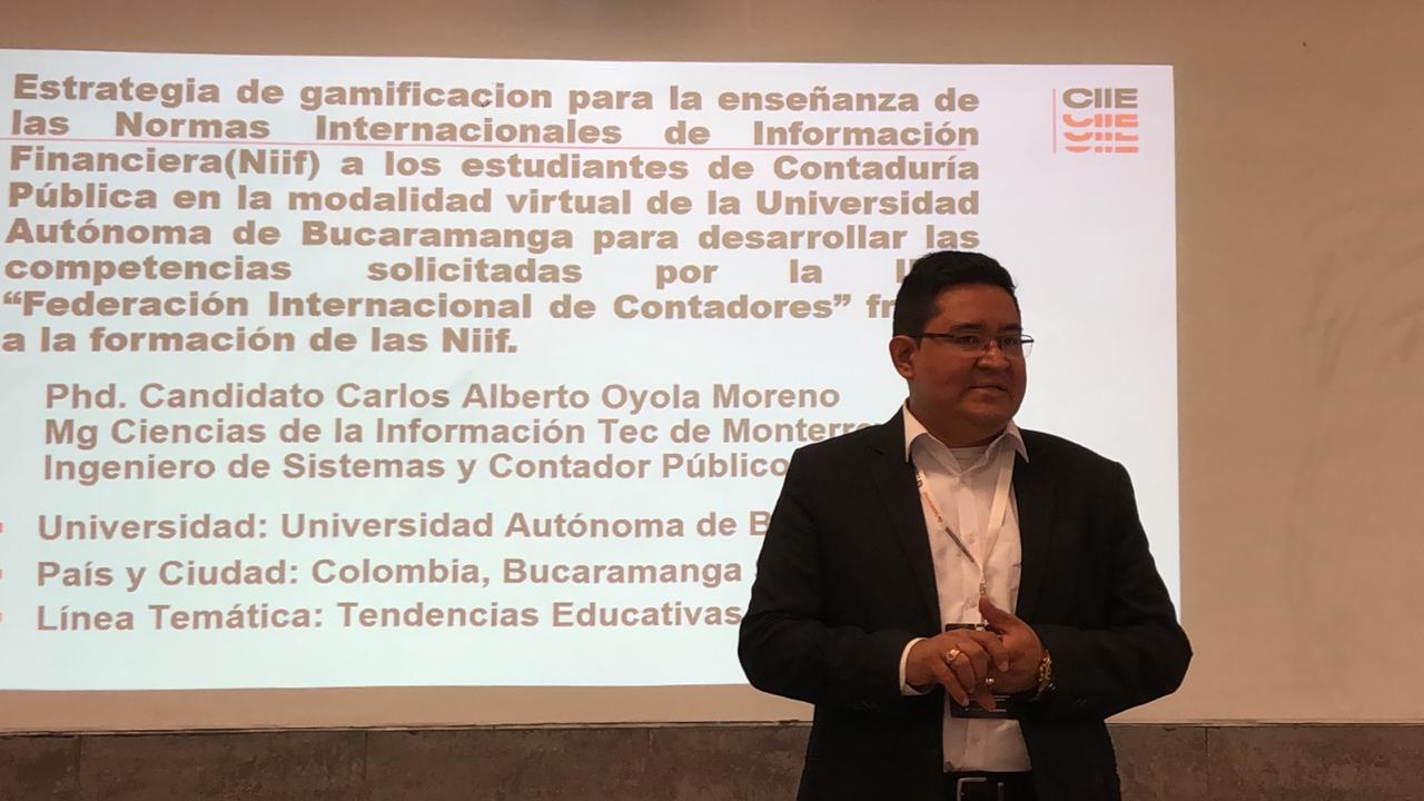 Destacada participación de investigador UNAB en el Congreso Internacional de Investigación Educativa