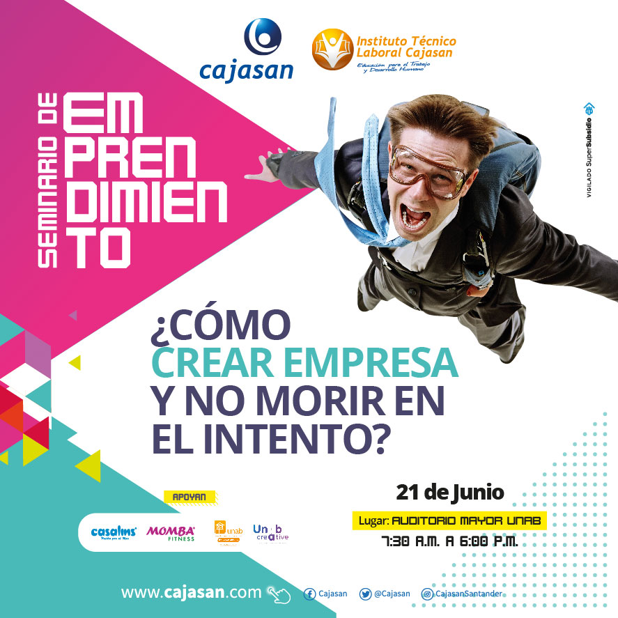 Inscripciones abiertas al Seminario de Emprendimiento Cajasan