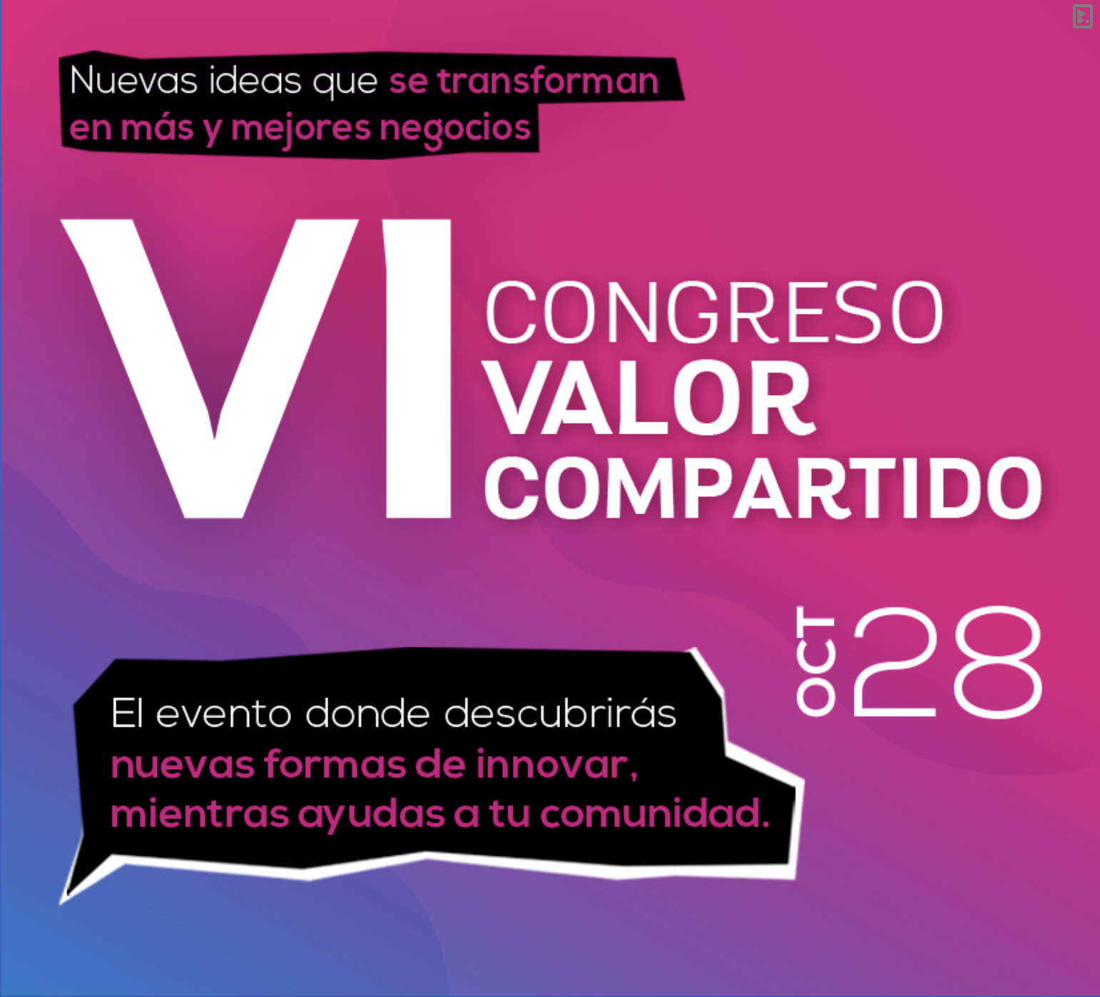 Inscriba su proyecto en el Congreso de Valor Compartido