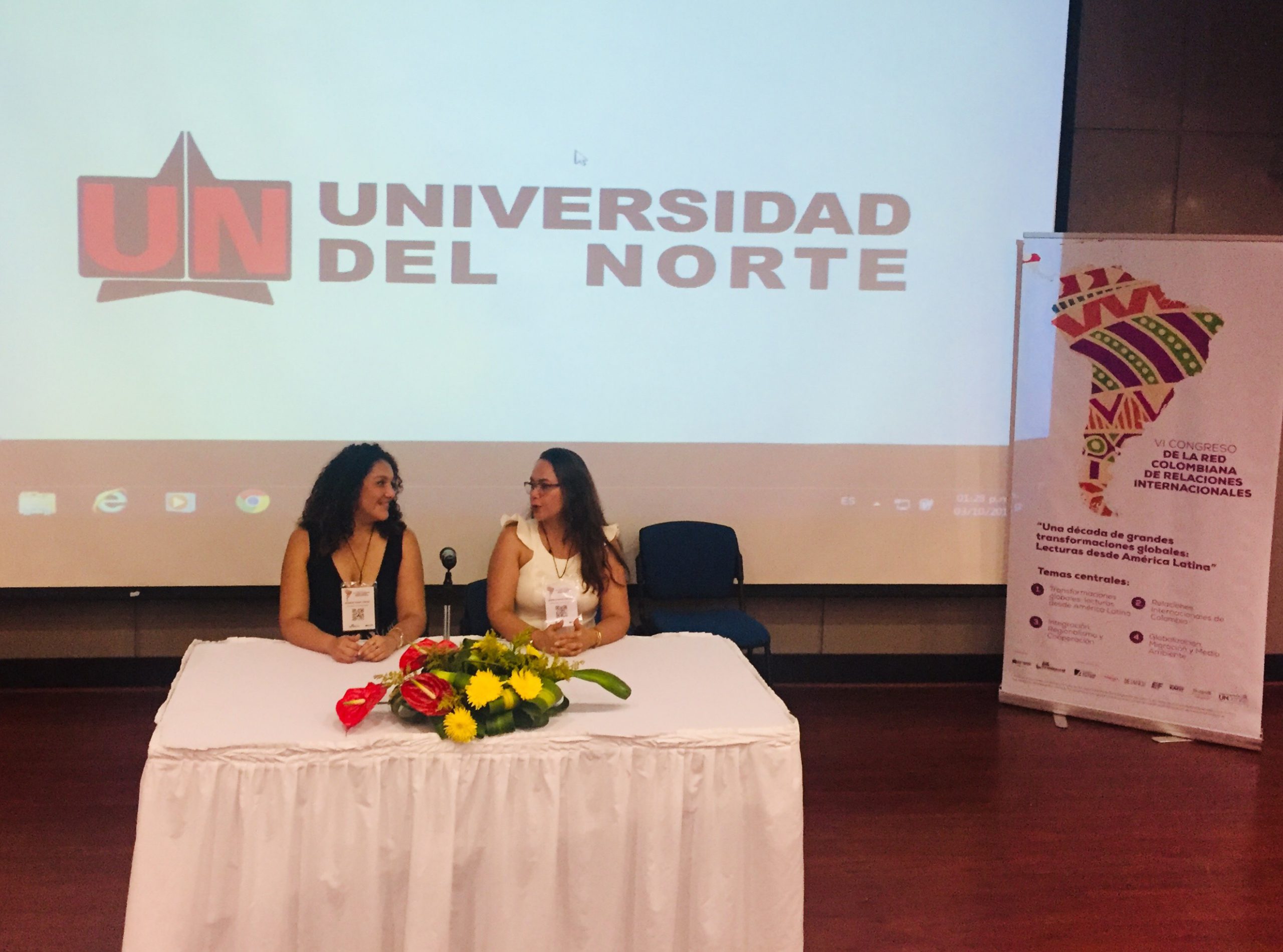 El VI Congreso de la Red Colombiana de Relaciones Internacionales contó con la participación de investigadoras de la UNAB