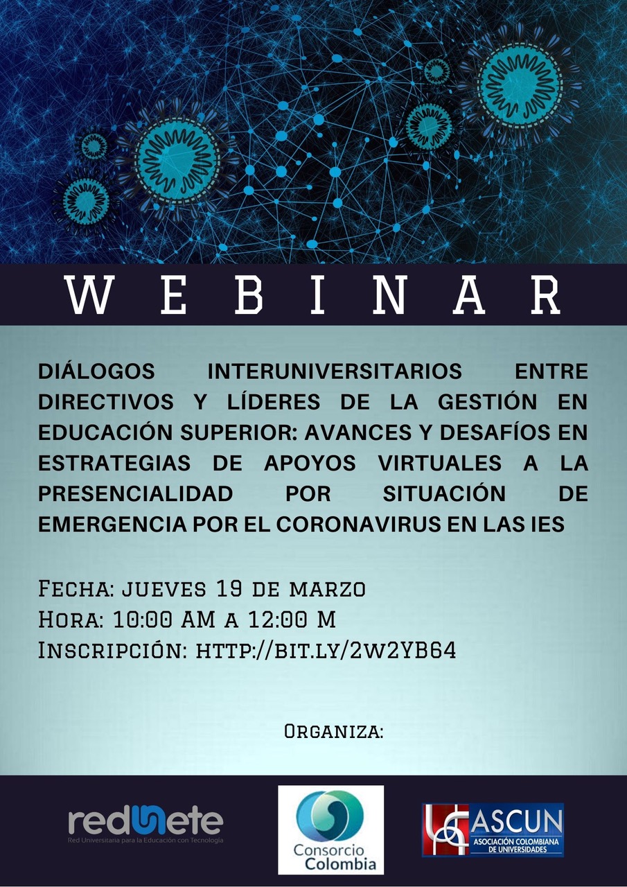 Webinar Diálogos universitarios entre directivos y líderes de la educación superior