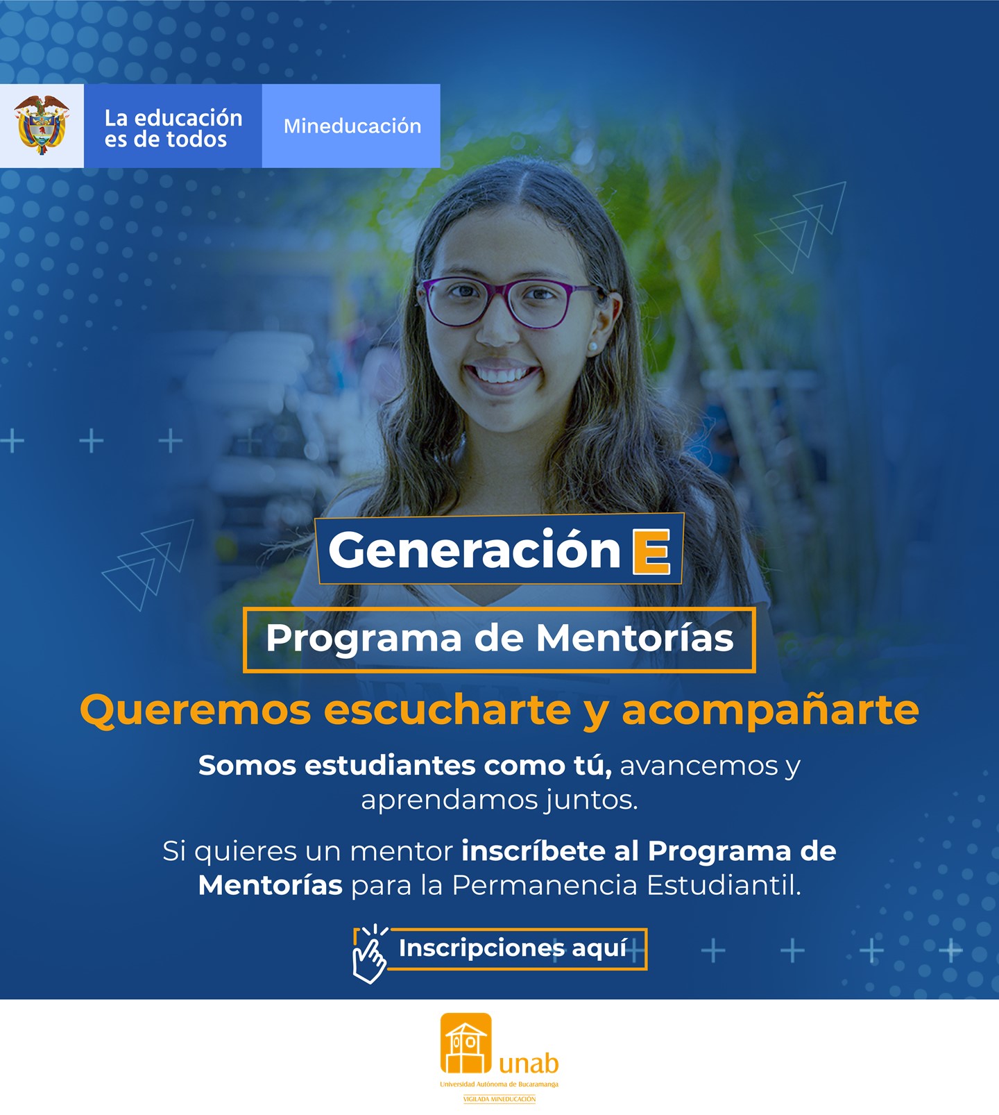 Estudiante UNAB: Participa en el Programa de Mentoría