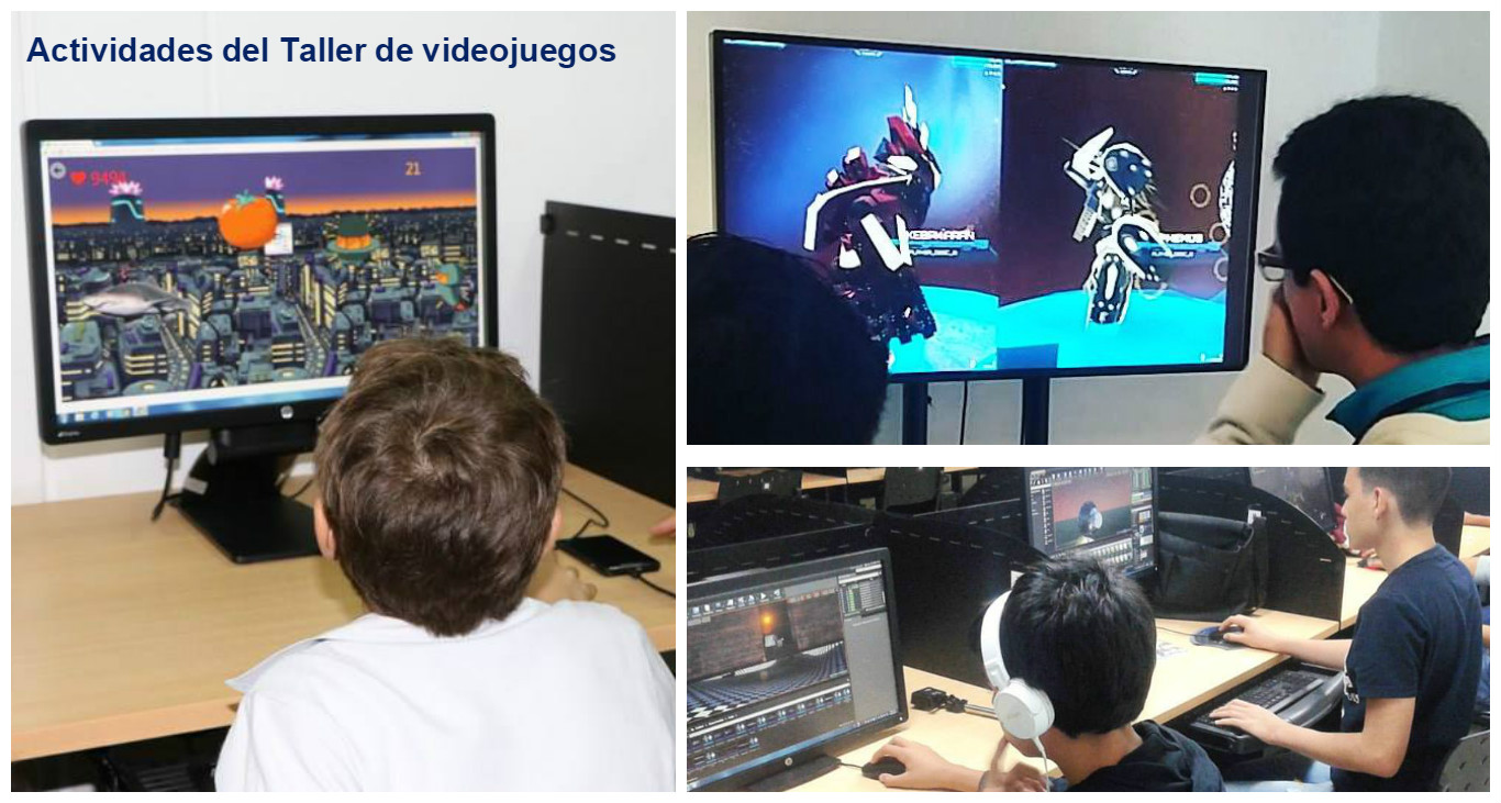 Taller de Videojuegos para niños y jóvenes