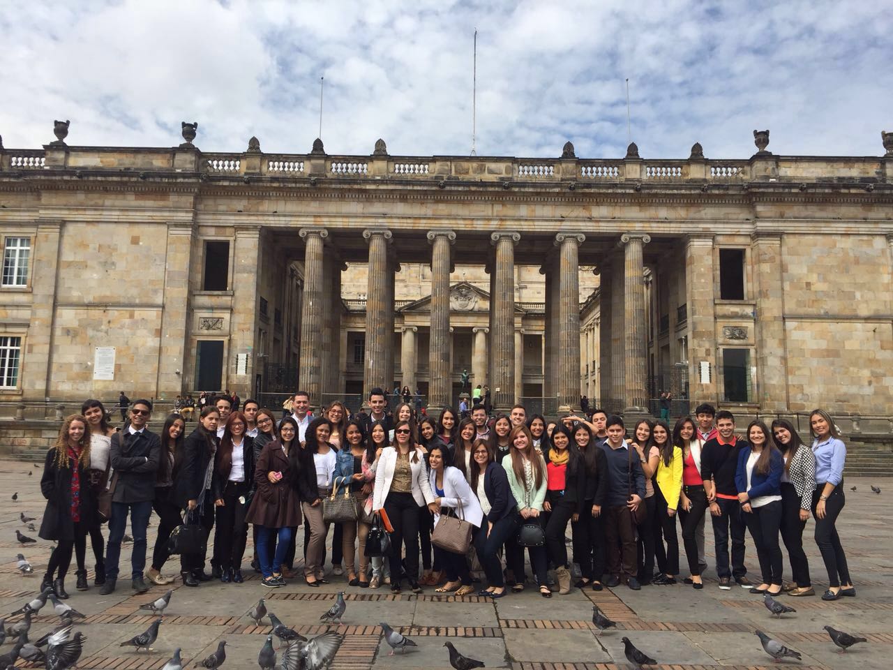 Visita de estudiantes de Derecho al Congreso de la República
