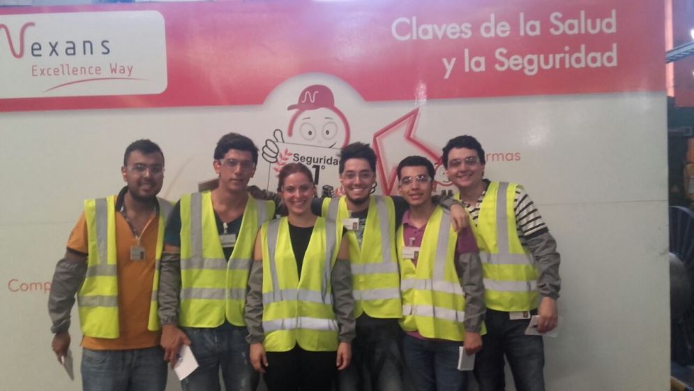 Visita técnica estudiantes de Ingeniería Mecatrónica