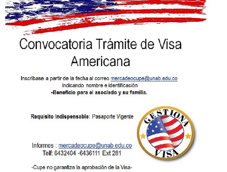 ¿Está interesado en tramitar su visa americana?