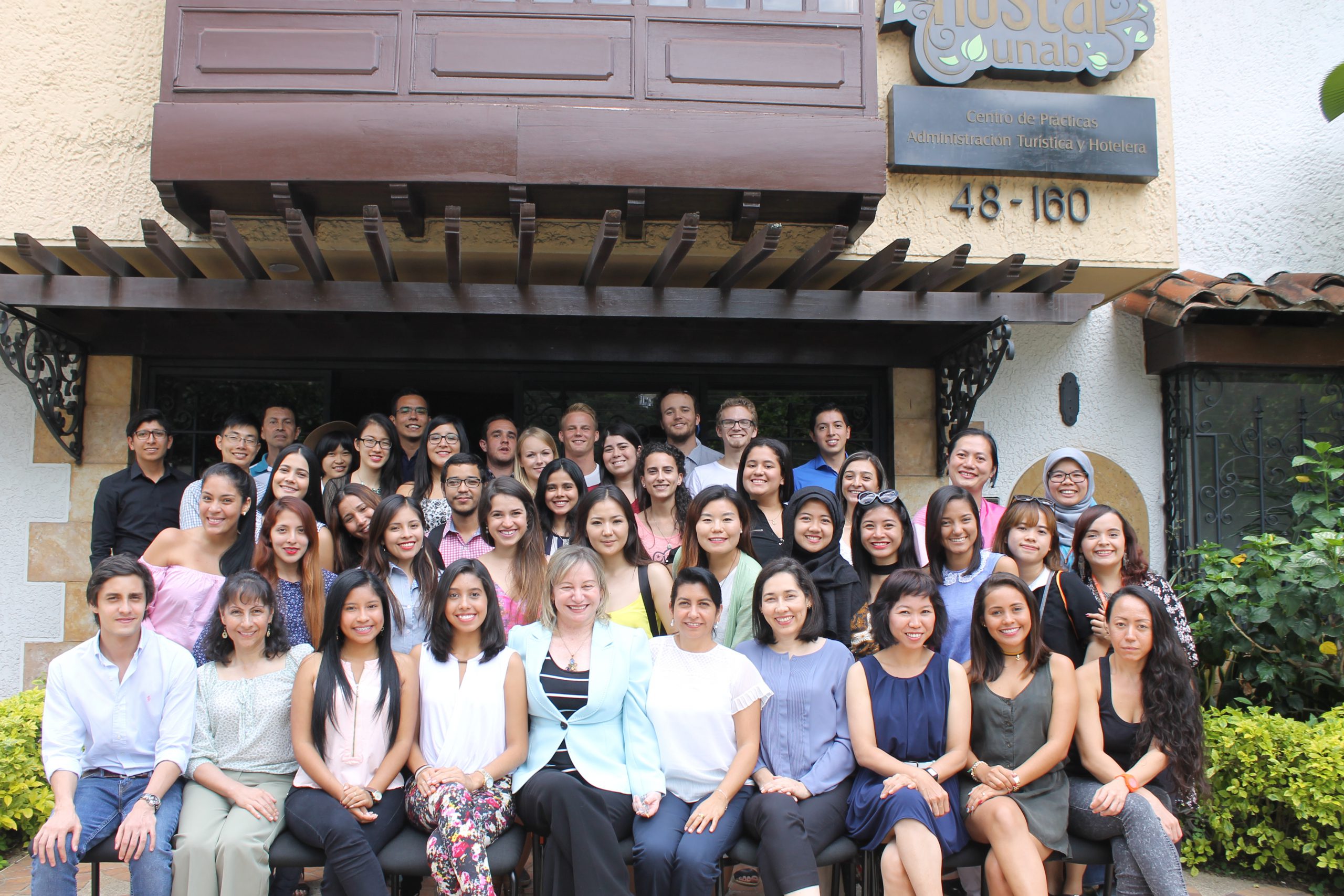 Bienvenidos estudiantes de intercambio