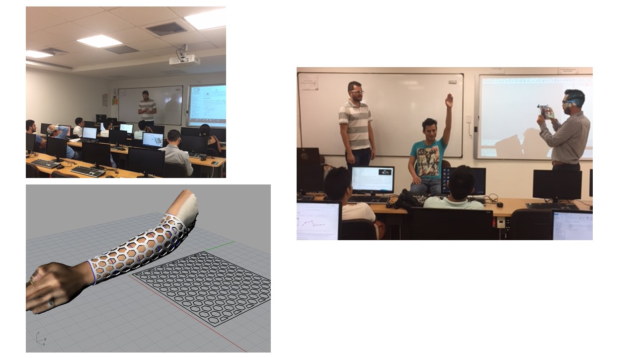 Taller de aplicación Software Rhinoceros en Ingeniería Mecatrónica