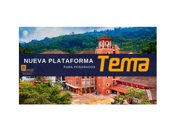 Nueva plataforma de Tema para Posgrados