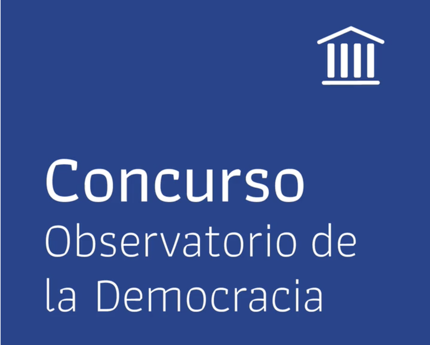 Concurso Observatorio de la Democracia