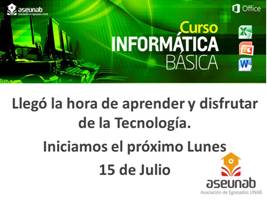 Curso práctico de informática básica en ASEUNAB
