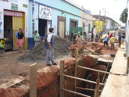 Hechos: Obras en el centro de Piedecuesta…