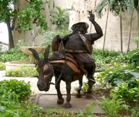 Sancho Panza se despide de Bucaramanga