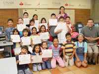 Finalizó curso vacacional  para niños