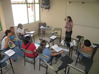Los profesores pasan al tablero