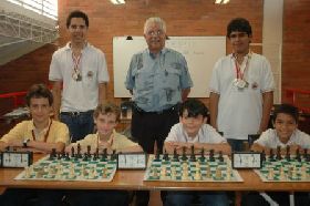 El Caldas arrasa en ajedrez