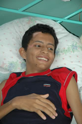 Juan David sigue su recuperación