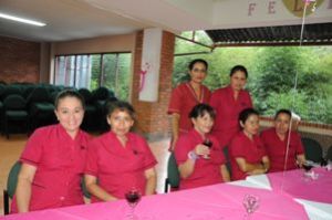 Ellas festejaron con música