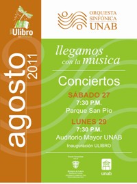 Programación Orquesta Sinfónica UNAB