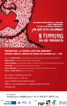 Léete un libro:  Informe la censura llegó para quedarse