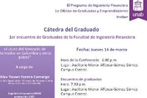 Primer Encuentro de Graduados de Ingeniería Financiera Unab