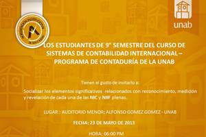 Charla informativa sobre NIC y NIIF