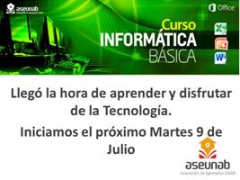 Curso práctico de Informática básica en ASEUNAB