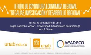 Foro Regalías, Investigación y desarrollo regional