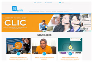 Unab Virtual actualizó su página web