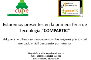 Cupe presente en COMPARTIC