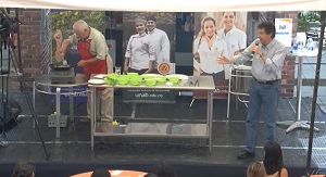Gastronomía y literatura, cocina en vivo