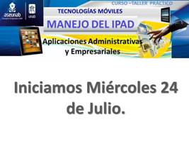 Aplicaciones en el IPAD