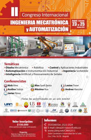 II Congreso Internacional de Ingeniería Mecatrónica y Automatización – CIIMA