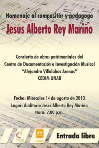 Concierto homenaje a Jesús Alberto Rey Mariño