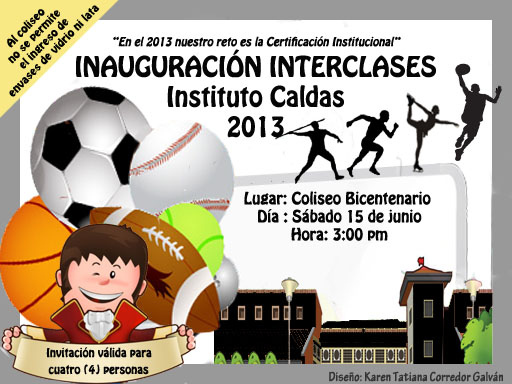 Inauguración Interclases 2013