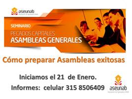 Cómo preparar Asambleas exitosas.
