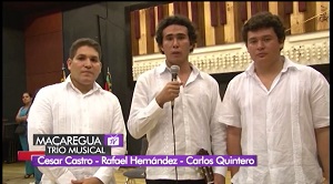 Trio Macaregua, música folclor y son.