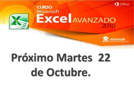 Actualícese en Excel Avanzado